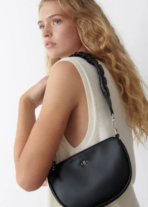 Brownie Spain Bolso Media Luna Asa Arrugada-Mujer Bolsos