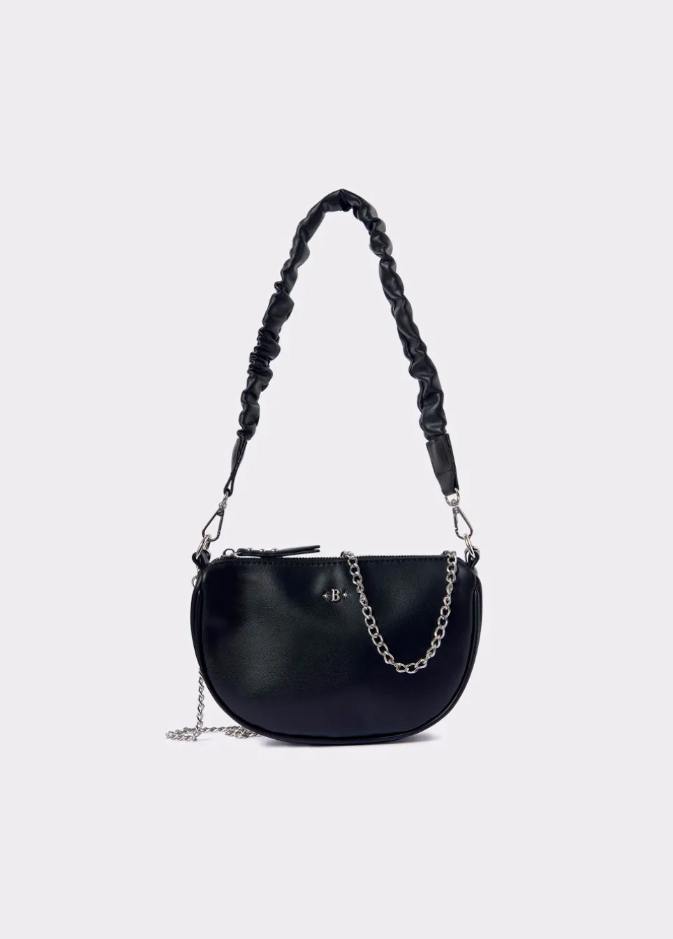 Brownie Spain Bolso Media Luna Asa Arrugada-Mujer Bolsos