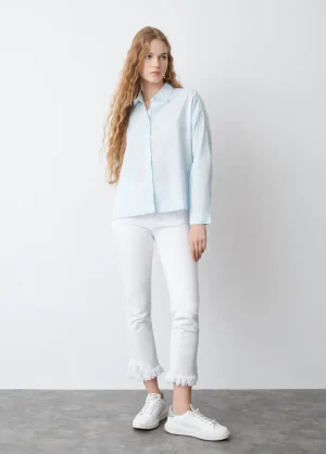 Brownie Spain Camisa Basica Celeste-Mujer Camisas Y Blusas