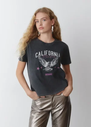 Brownie Spain Camiseta Print Aguila Manga Corta-Mujer Camisetas