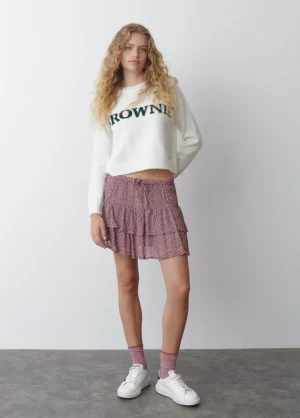 Brownie Spain Falda Jaretas Volantes-Mujer Faldas