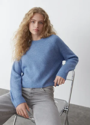 Brownie Spain Jersey Cropped Basico Cuello Redondo-Mujer Jerséis