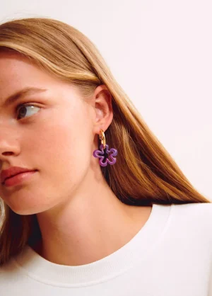 Brownie Spain Pendiente Flor Resina-Mujer Otros Accesorios