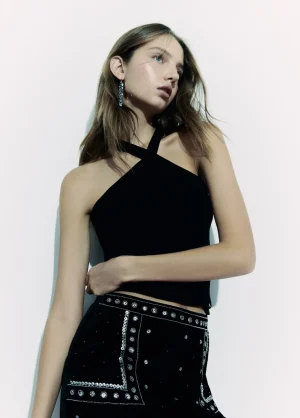 Brownie Spain Top Chenilla Cruzado-Mujer Tops